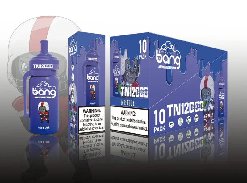 Bang TN 12000 Puffs vienreizējās lietošanas Vape 10 mērogots