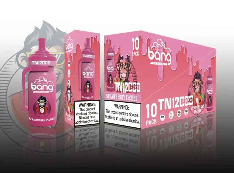 Bang TN 12000 Puffs vienreizējās lietošanas Vape 12 mērogots