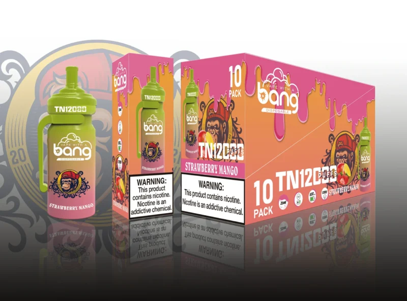 Bang TN 12000 Puffs vienreizējās lietošanas Vape 2 mērogots