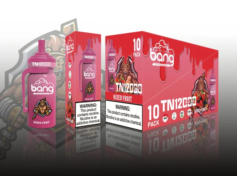 Bang TN 12000 Puffs vienreizējās lietošanas Vape 3 mērogots