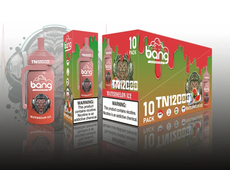 Bang TN 12000 Puffs vienreizējās lietošanas Vape 5 mērogots