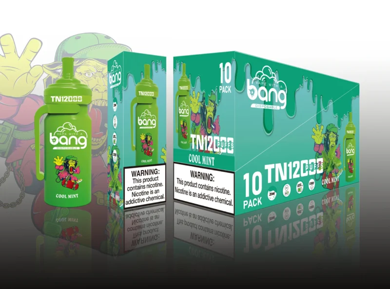 Bang TN 12000 Puffs vienreizējās lietošanas Vape 9 mērogots