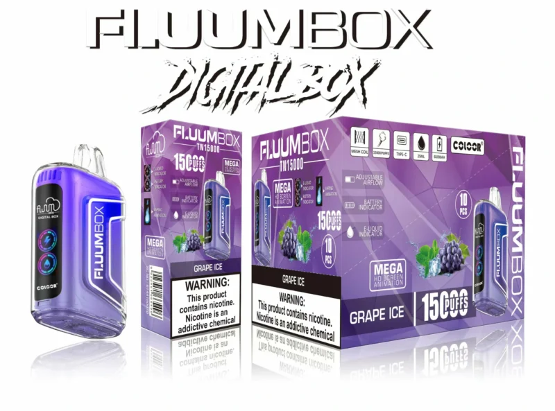 FLUUM BOX 15000 Puffs Jednorazowy Vape 1 skalowany