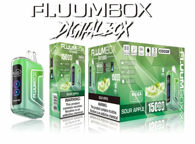 FLUUM BOX 15000 Puffs Jednorazowy Vape 11 skalowany