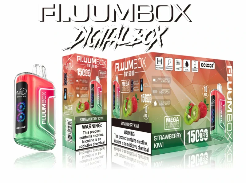 FLUUM BOX 15000 Puffs Jednorazowy Vape 5 skalowany