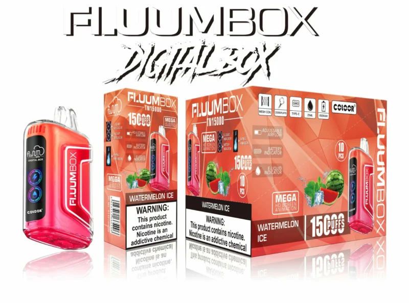 FLUUM BOX 15000 Puffs Jednorazowy Vape 9 skalowany