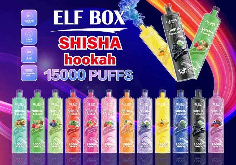 Fabriksoriginal grossist ELF BOX LS15000 15K Puffs Mesh Coil 0 2 5 Nikotin Disponibel Vape Penna Snabb leverans 9 skalad