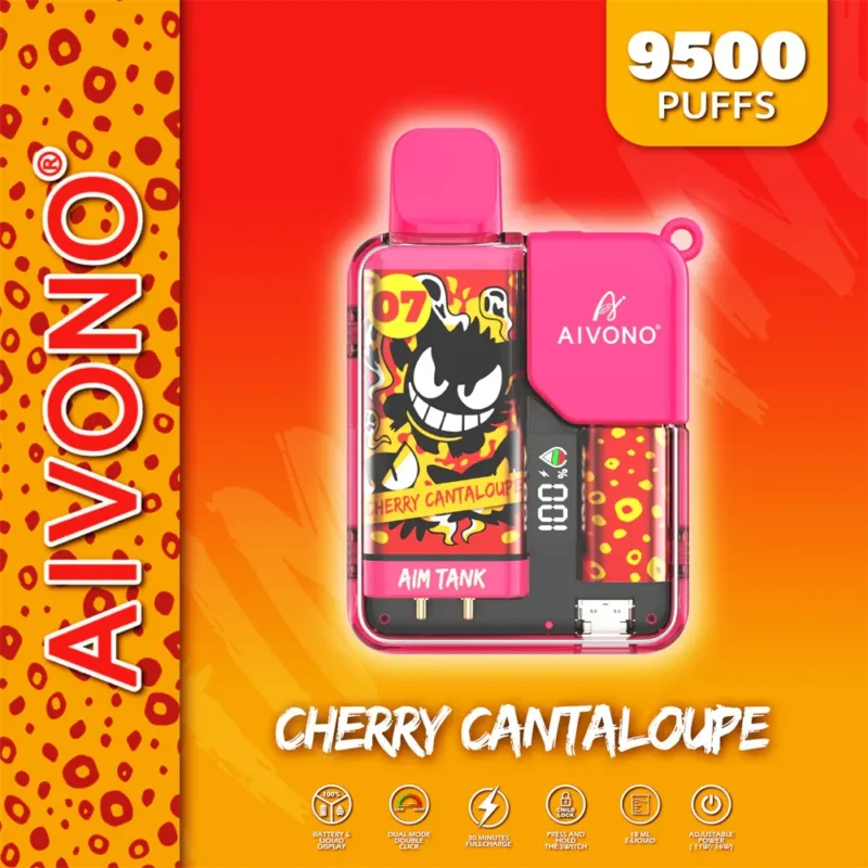 Original Aivono Aim Tank 9500 Puffs 18ml Wholesale Disposable Vape With Children Lock Display Screen 1