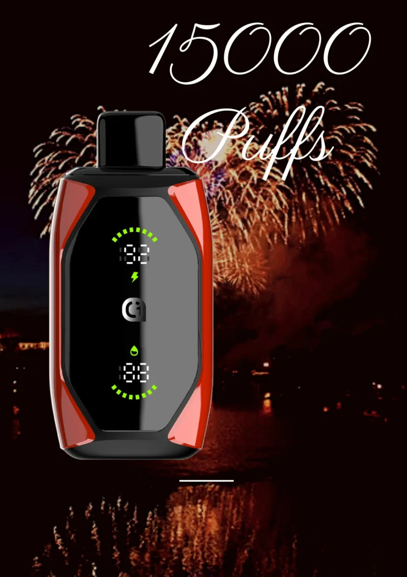 Eredeti nagykereskedelmi Arymi 15000 Puffs 22ml 2% 5% Nikotin Dual Mesh Coil 650mAh újratölthető akkumulátoros eldobható Vape Pen