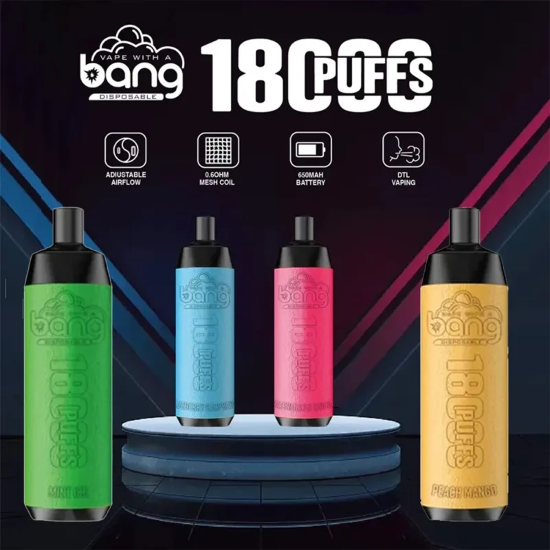 Wiederaufladbarer günstiger Vape Bang 18000 Puffs 2