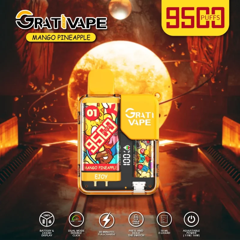 Grativape Ejoy 9500 Puffs 18ml 0 2 3 5 Nicotina Comert cu ridicata Vape Pen 2