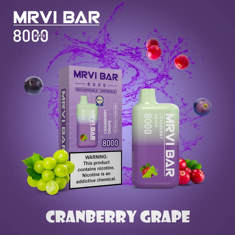 MRVI BAR 8000 PUFFS 15ml 2 3 5 Caneta Vape descartável por atacado de fábrica original de nicotina 3