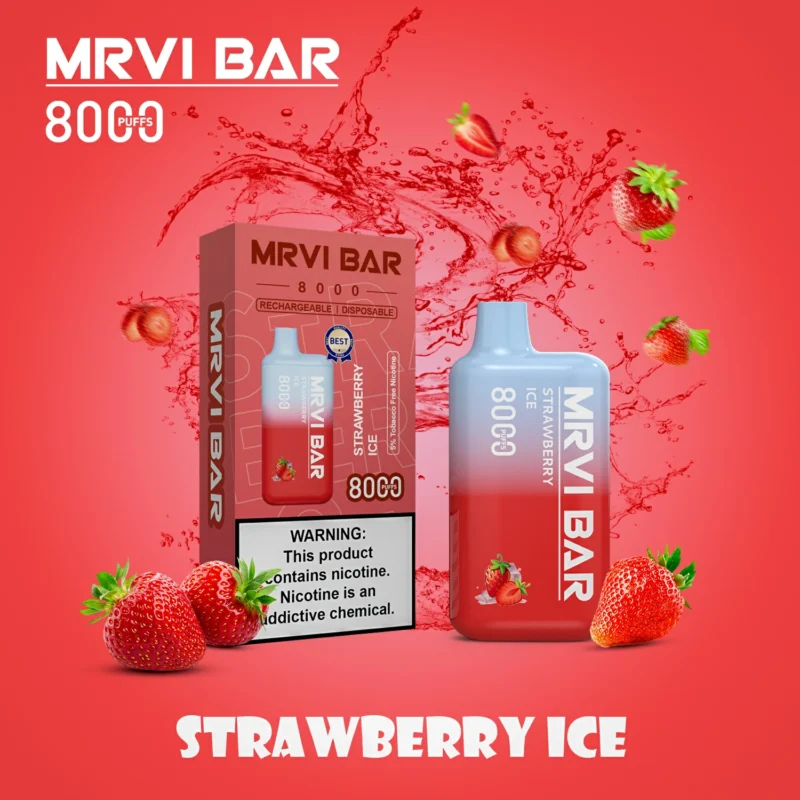 MRVI BAR 8000 PUFFS 15ml 2 3 5 Caneta Vape descartável por atacado de fábrica original de nicotina 5