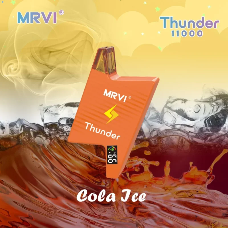 Mrvi Thunder 11000 Puffs Vape monouso 19ml E Liquid con display Power Screen 4