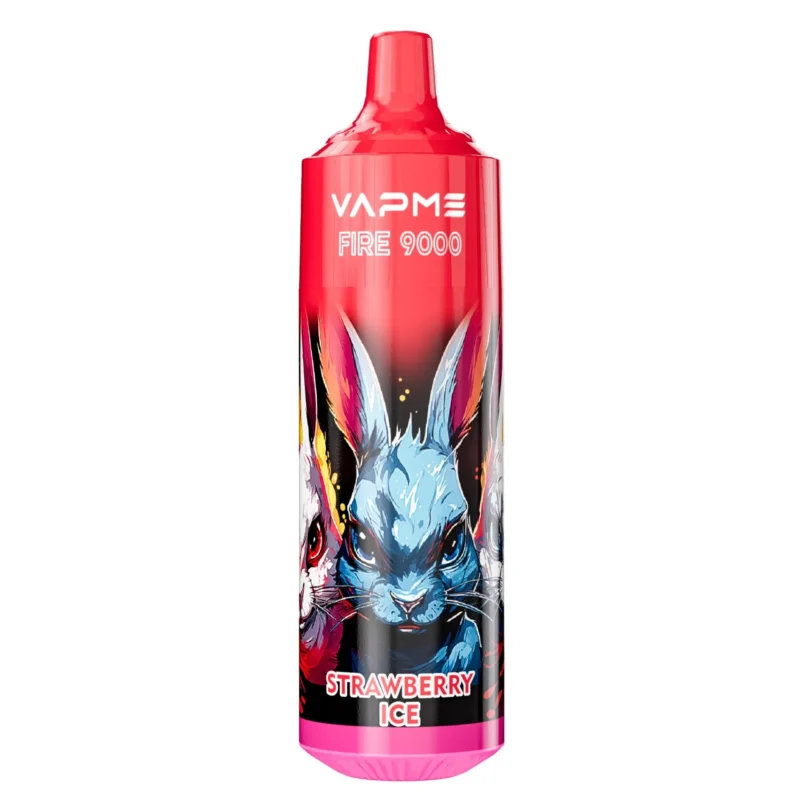 VAPME FIRE 9000 Puffs Vape Pod 18 ml vopred naplnená 0% 2% 3% 5% Nikotínové veľkoobchodné jednorazové vape pero s RBG svetlom