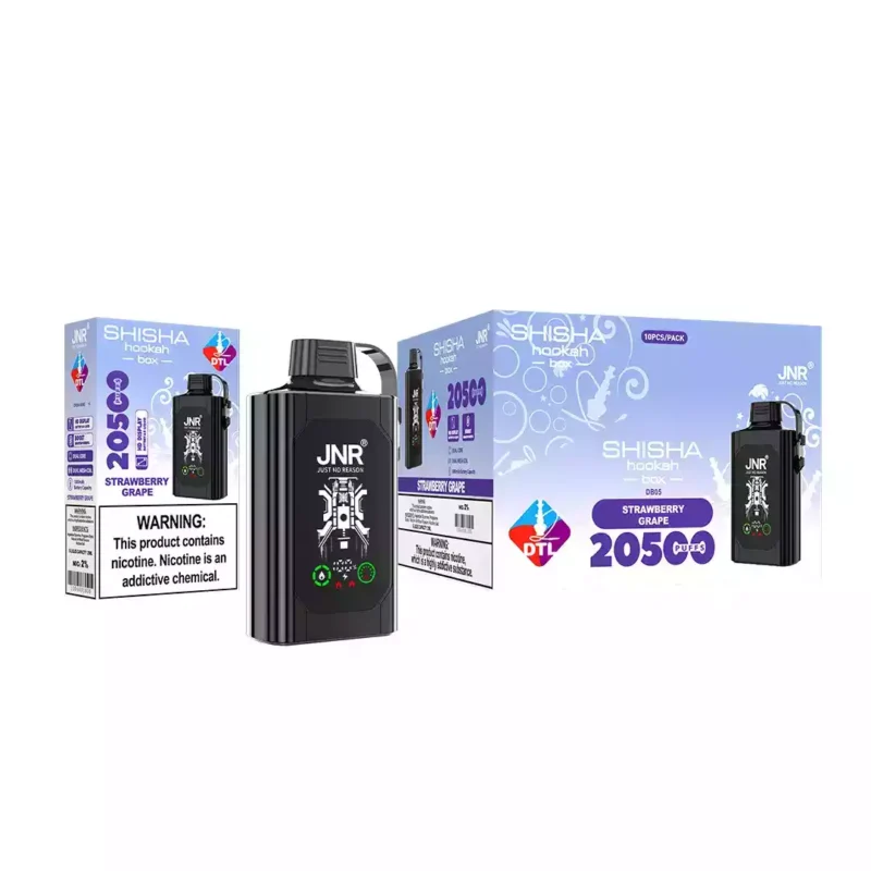 2025 Hot-Selling Wholesale JNR Shisha Hookah Box 20500 Puffs Disposable Vape with Dual Mesh Coil (17)